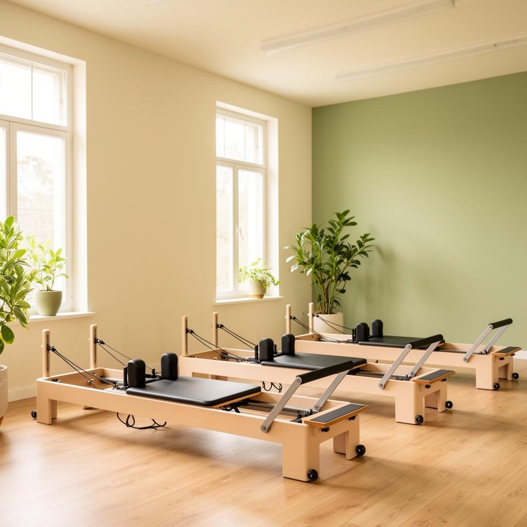 Interior da clínica Qualylife Saúde — espaço de pilates clínico em Juiz de Fora